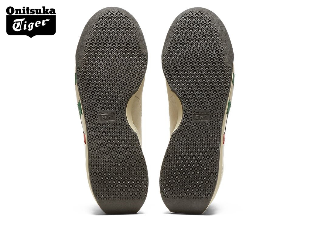 Onitsuka Tiger Ultimate 81 Cream, Green & Red Sneakers