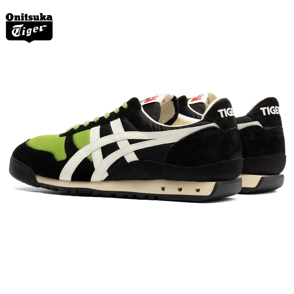 Onitsuka Tiger Ultimate 81 Black & Lime Green Sneakers
