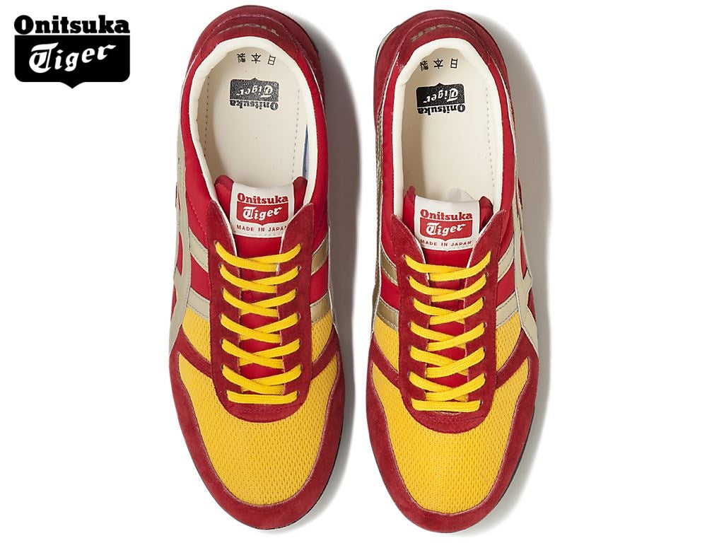Onitsuka Tiger Ultimate 81 Red, Yellow & Gold Sneakers