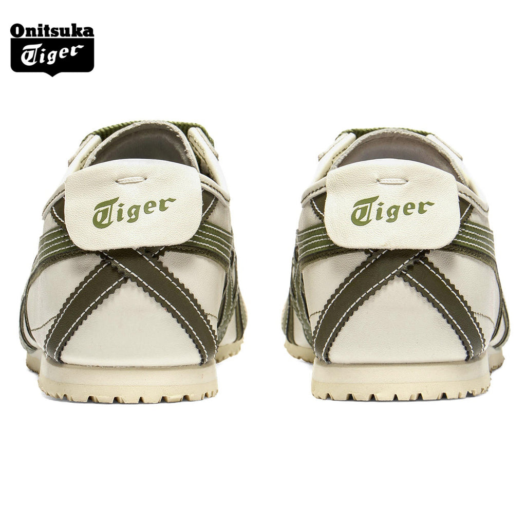 Onitsuka Tiger Mexico 66 Cream & Olive Green Sneakers