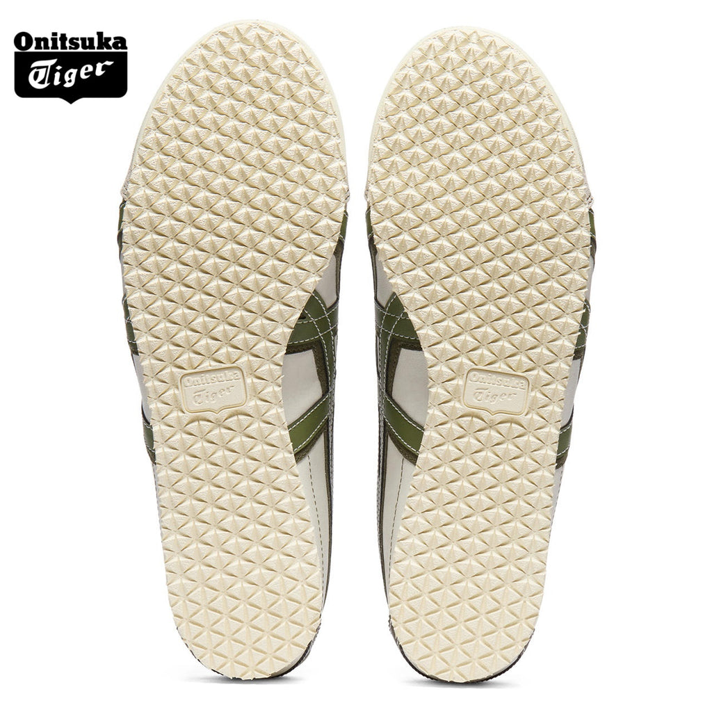 Onitsuka Tiger Mexico 66 Cream & Olive Green Sneakers