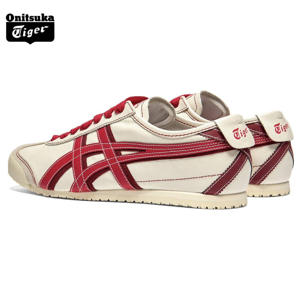Onitsuka Tiger Mexico 66 Cream & Red Sneakers