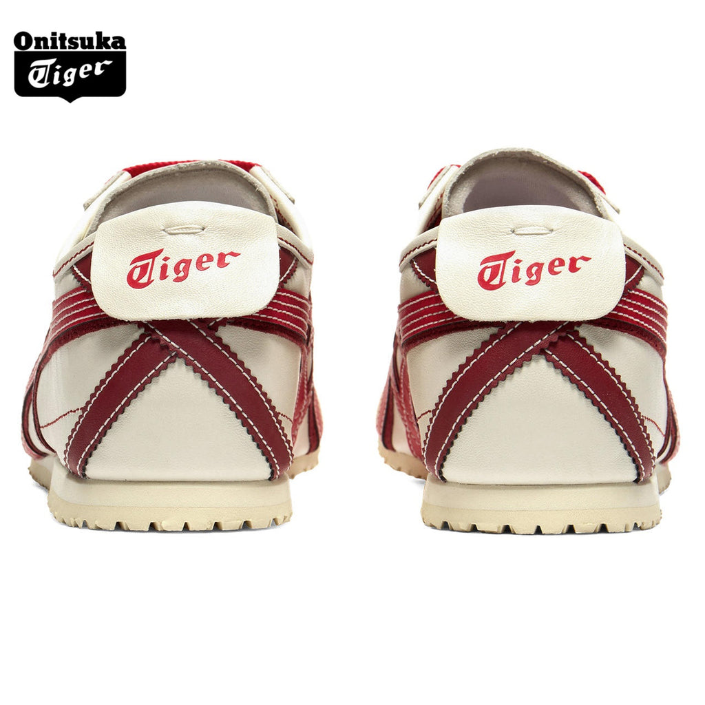 Onitsuka Tiger Mexico 66 Cream & Red Sneakers
