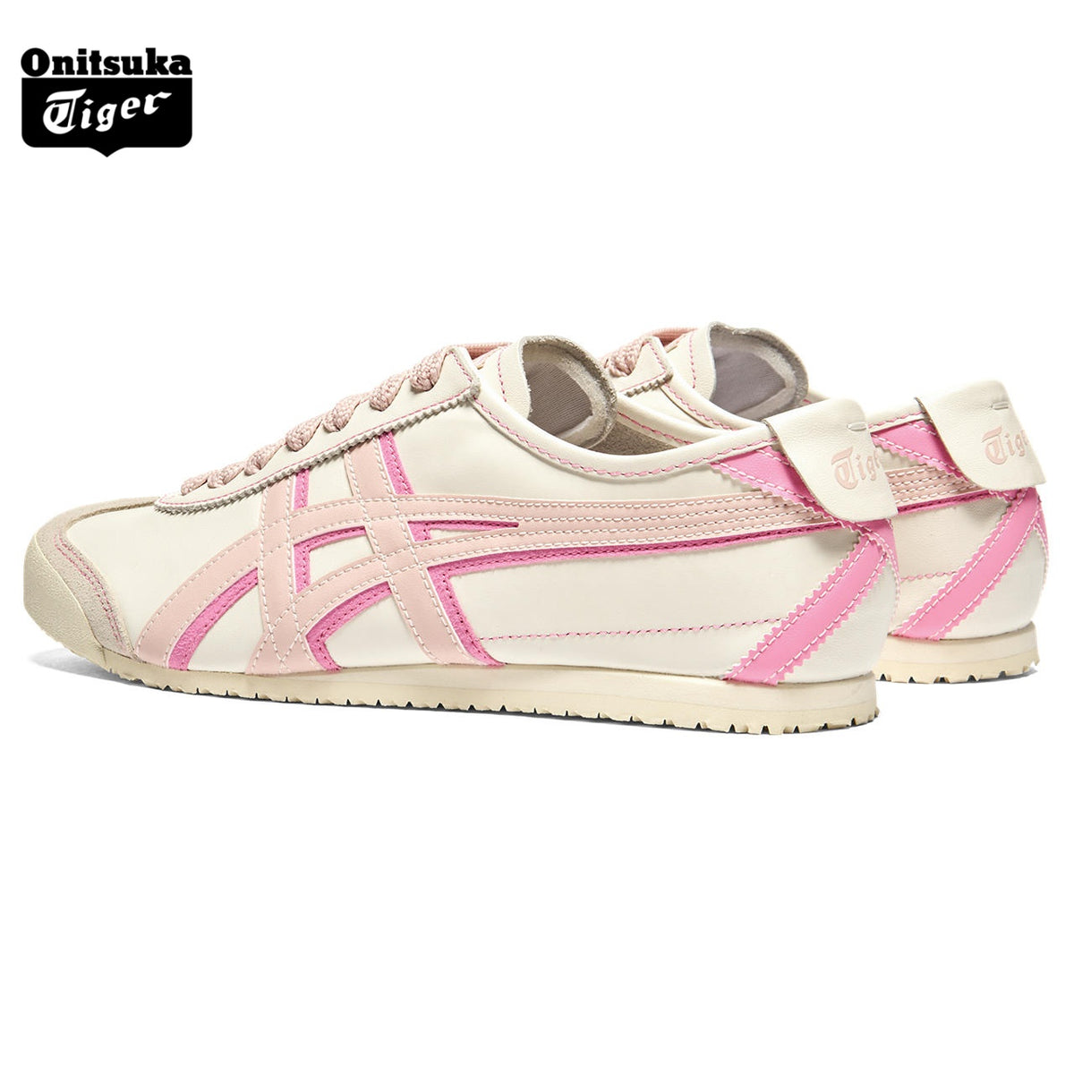 Onitsuka Tiger Mexico 66 Cream & Pink Sneakers