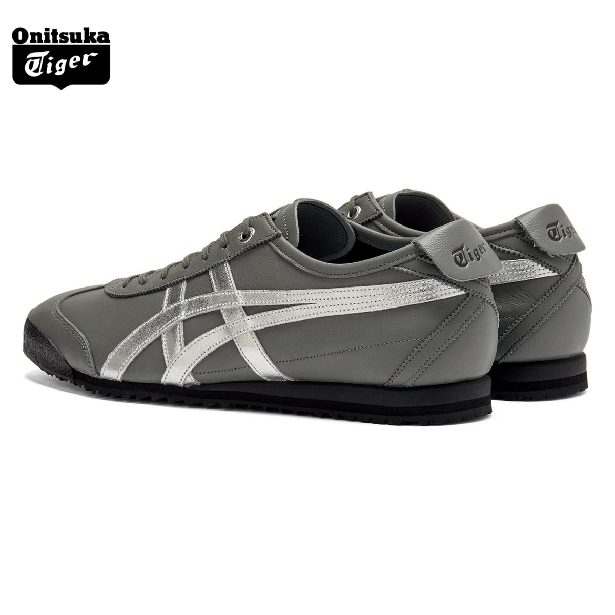 Onitsuka Tiger Mexico 66 Grey & Silver Sneakers