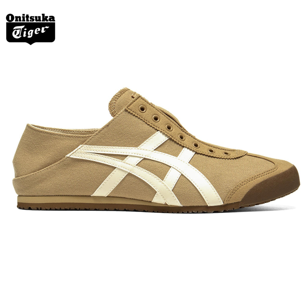 Onitsuka Tiger Mexico 66 Slip-On Khaki & White Sneakers
