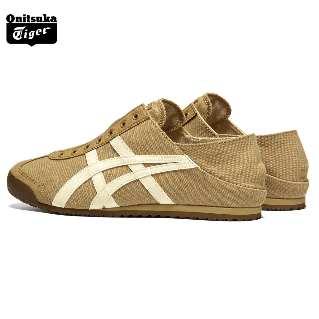 Onitsuka Tiger Mexico 66 Slip-On Khaki & White Sneakers