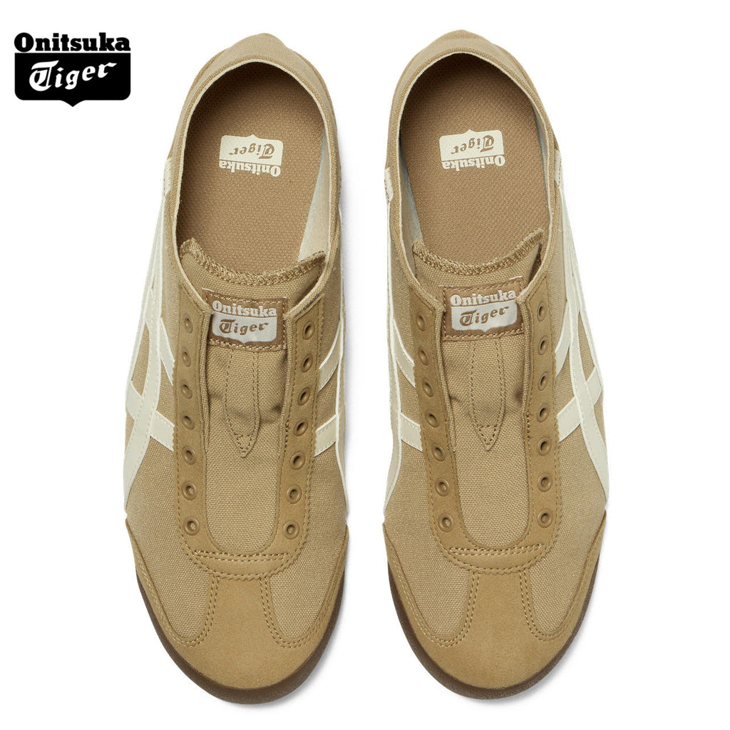 Onitsuka Tiger Mexico 66 Slip-On Khaki & White Sneakers