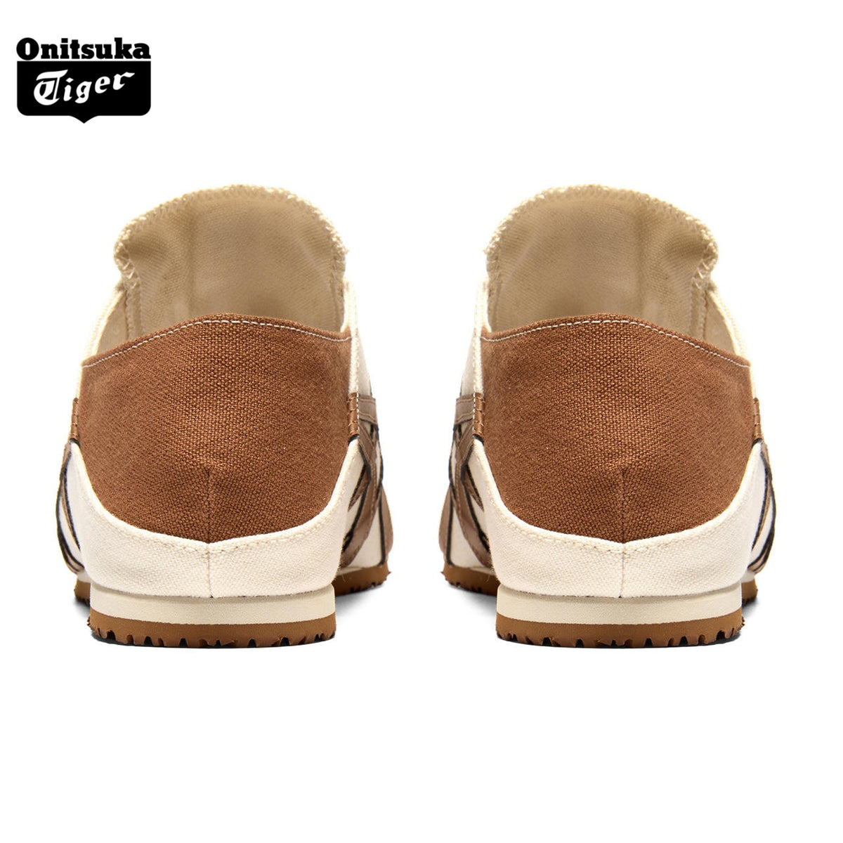 Onitsuka Tiger Mexico 66 Slip-On Cream & Brown Sneakers