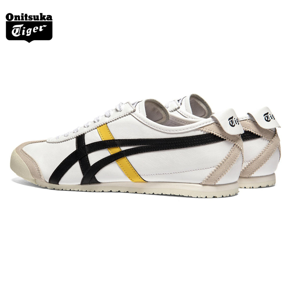 Onitsuka Tiger Mexico 66 White, Black & Yellow Sneakers